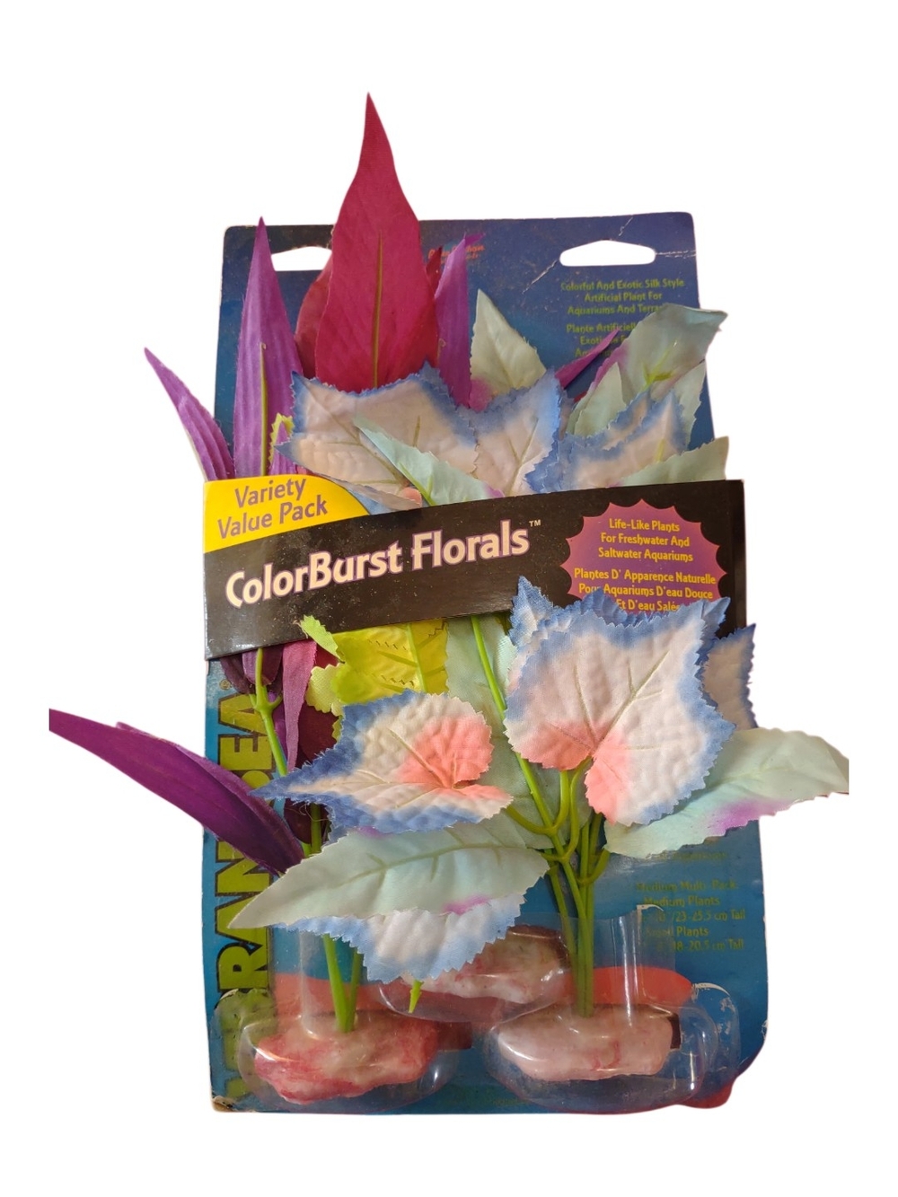 Artificial Aquarium Plants - Pink & Purple